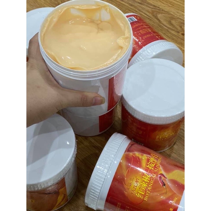 Gel Nóng Giảm Béo Yazan ( Kem Ớt ). Kem Gừng Gỉam Béo