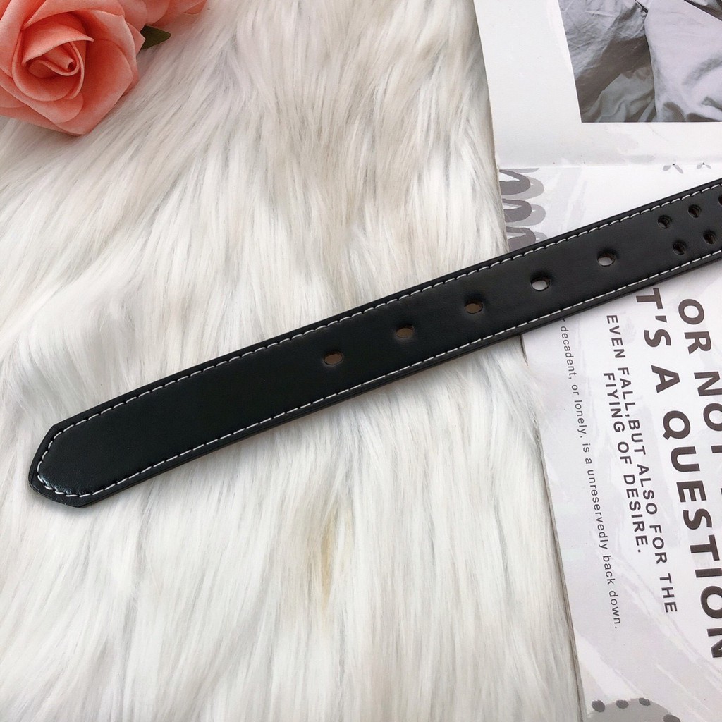 thắt lưng hot hit đục 2 hàng lỗ cực đẹp siêu hot ảnh thật bản 2,5cm