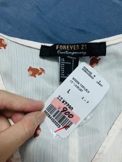 Áo hoa kiểu Forever21 store Nhật