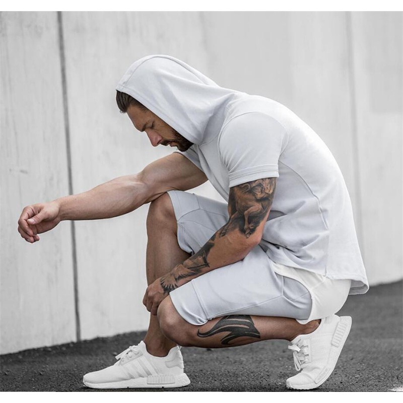 Áo Thun Nam Ngắn Tay Màu Trơn