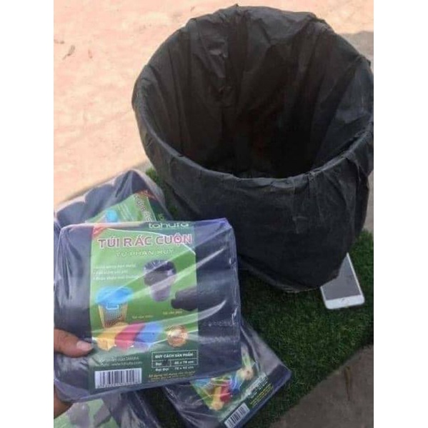 Túi đựng rác tự phân hủy 3 cuộn