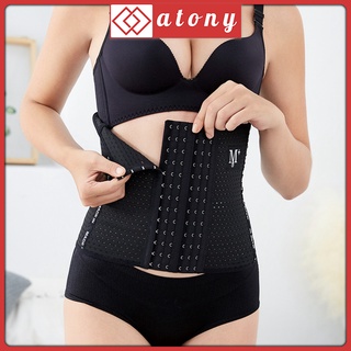 Gen Nịt Bụng Sau Sinh ATONY, Đai Quấn Bụng Giảm Mỡ, Thông Hơi, Chống Cuộn, 6 Nấc Móc Cài