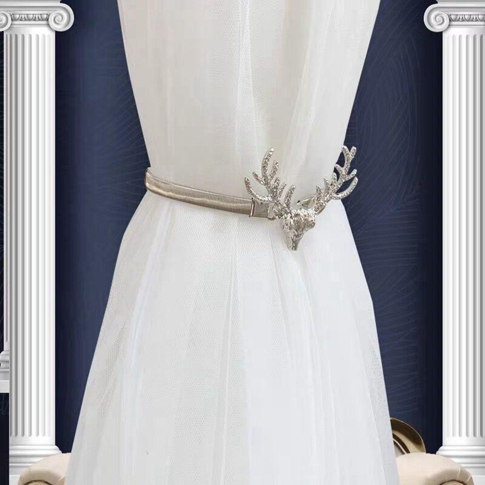 Kẹp Rèm Cửa Bằng Hợp Kim Nhôm Thiết Kế Đơn Giản Tiện Dụng Trang Trí Nhà Cửa