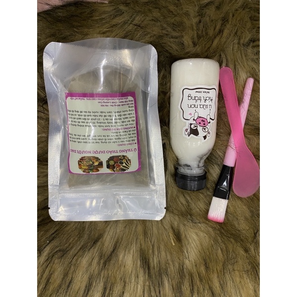 5 Combo ủ trăng măt+body cực tốt cho da( Tặng kèm que+cọ) handmade