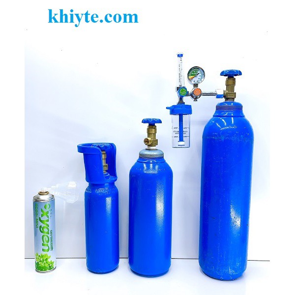 Bình oxy thở nhỏ cho bệnh nhân