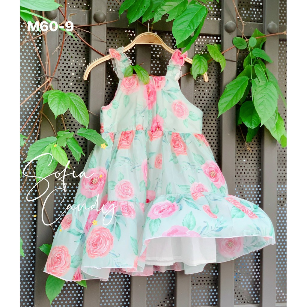 Đầm Maxxi Hoa Hồng cho bé