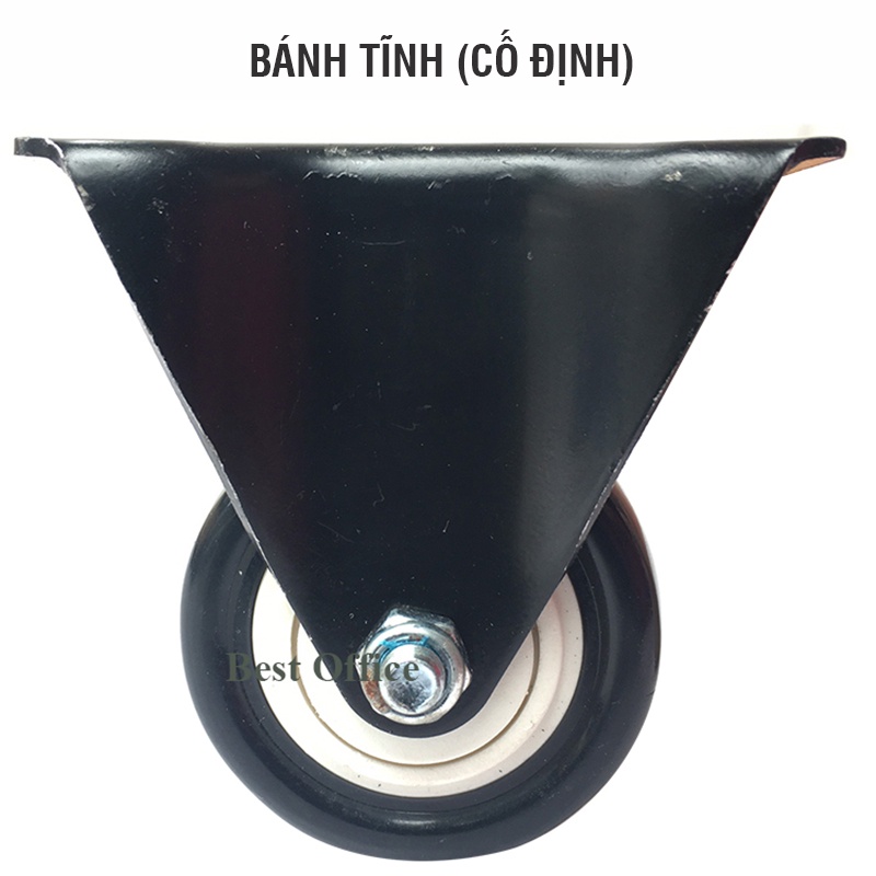 Bánh xe đẩy hàng 50mm; 40mm chịu tải 150kg, gắn cho xe kéo, xe đây hàng