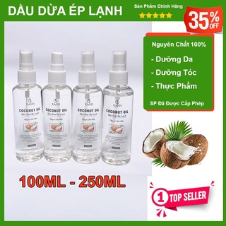 Dầu Dừa Ép Lạnh Hữu Cơ Nguyên Chất 100% Dưỡng Tóc Làm Đẹp