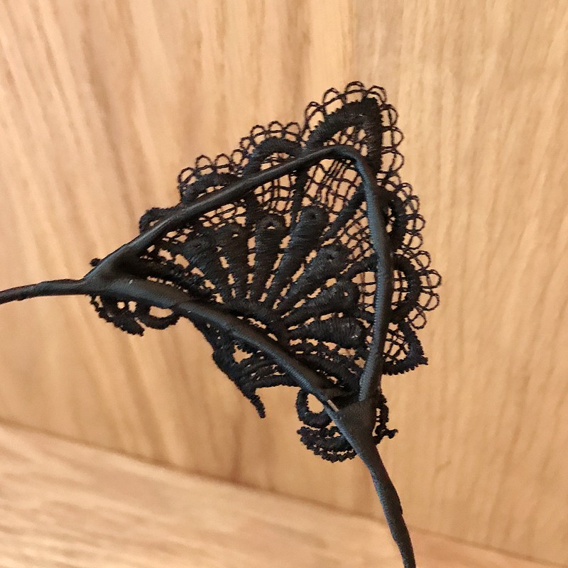 Băng Đô Cài Tóc Hình Tai Mèo Phối Ren Xinh Xắn Kiểu Hàn Quốc Cho Nữ