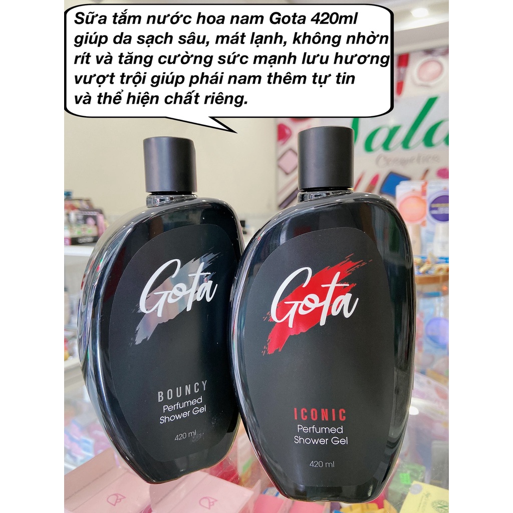Sữa Tắm Nước Hoa Nam Gota 420ml