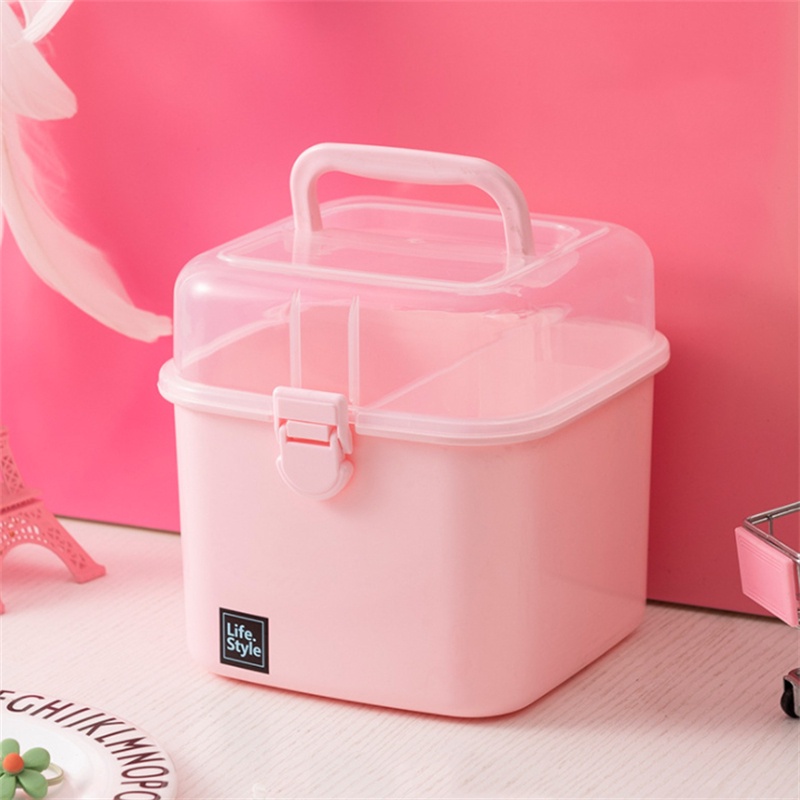 Hộp Đựng Phụ Kiện Trang Điểm Bằng Nhựa Trong Suốt Nhiều Tầng hk111.vn