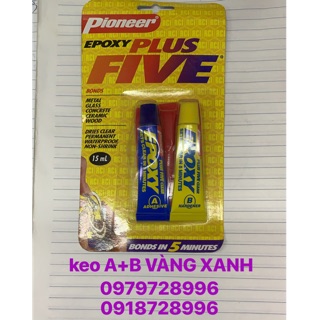 Keo 2 thành phần ab vàng xanh