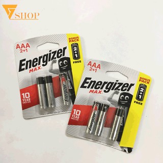 Combo 5 vỉ pin AAA Energizer Alkaline ( 1 vỉ 3 viên )