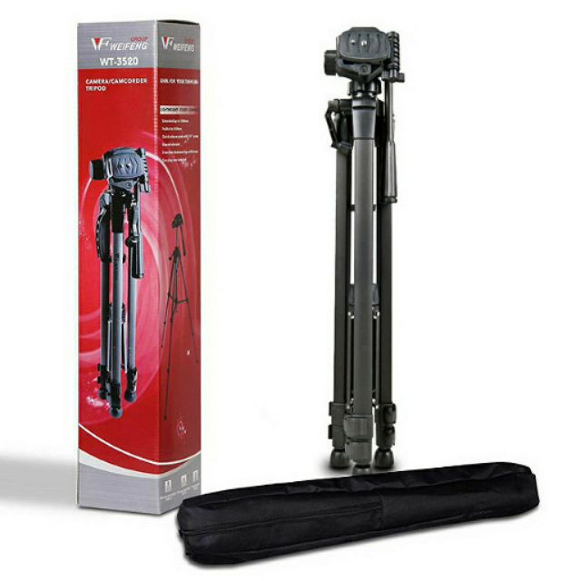 🏁 [Tripod] Chân máy ảnh Weifeng WT-3520 khung nhôm cao cấp - Hàng nhập khẩu 🏁