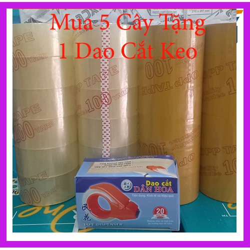 [GIÁ SỐC]-Băng keo 100yard 1,1kg dán thùng-siêu dính-Lõi Siêu Mỏng