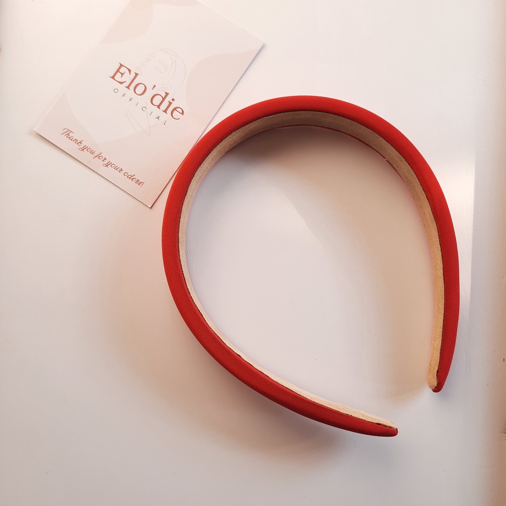 Băng Đô Cài Tóc Màu Trơn, Bờm Cài Tóc Màu Trơn Retro