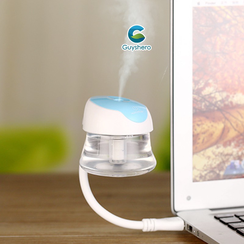 usb humidifier máy phun sương, phun sương tạo ẩm, cầu vồng ánh sáng ban đêm đèn night light 7 led loại nấm