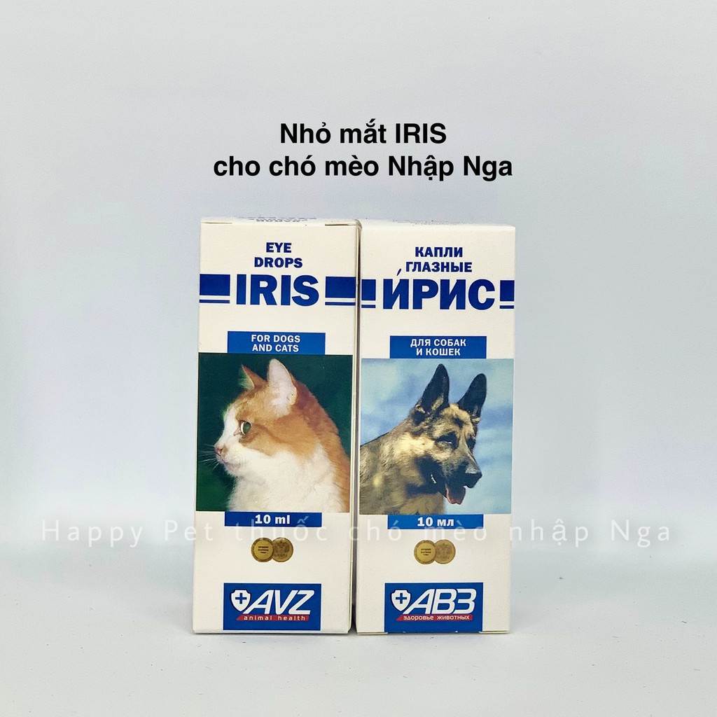 Thuốc nhỏ mắt cho chó mèo IRIS nhập Nga