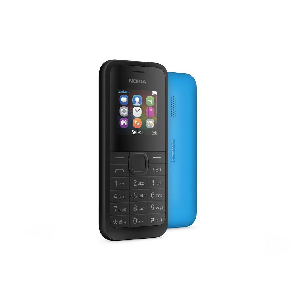 [Chính Hãng] Điện thoại Nokia 105 siêu rẻ - 1 Sim và 2 Sim - Pin sạc đủ - Hàng công ty