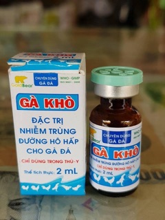 GÀ KHÒ 2ml CHUYÊN DÙNG CHO GÀ ĐÁ.