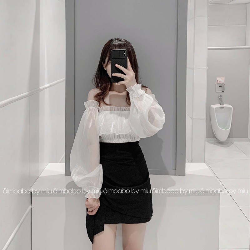 Áo tơ bồng - Chân váy vạt bèo Simbabo | BigBuy360 - bigbuy360.vn