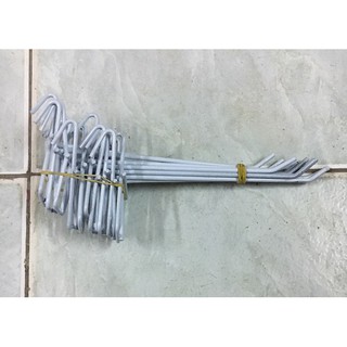 Móc Lưới 150 Chiếc DÀI 15Cm Tay Cài Lưới Sắt Sơn Tĩnh Điện