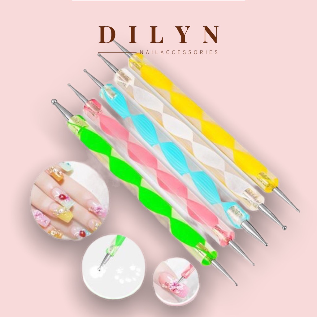 Phụ Kiện Nail - Set 5 Bút Chấm Bi Trang Trí Móng