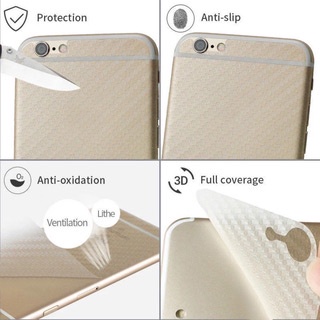 Dán mặt lưng điện thoại Carbon chống vân tay Cho Redmi 12C 11A 10A 10C 9T 8A K50 K40 Gaming K30 Pro 4G 5G 2023