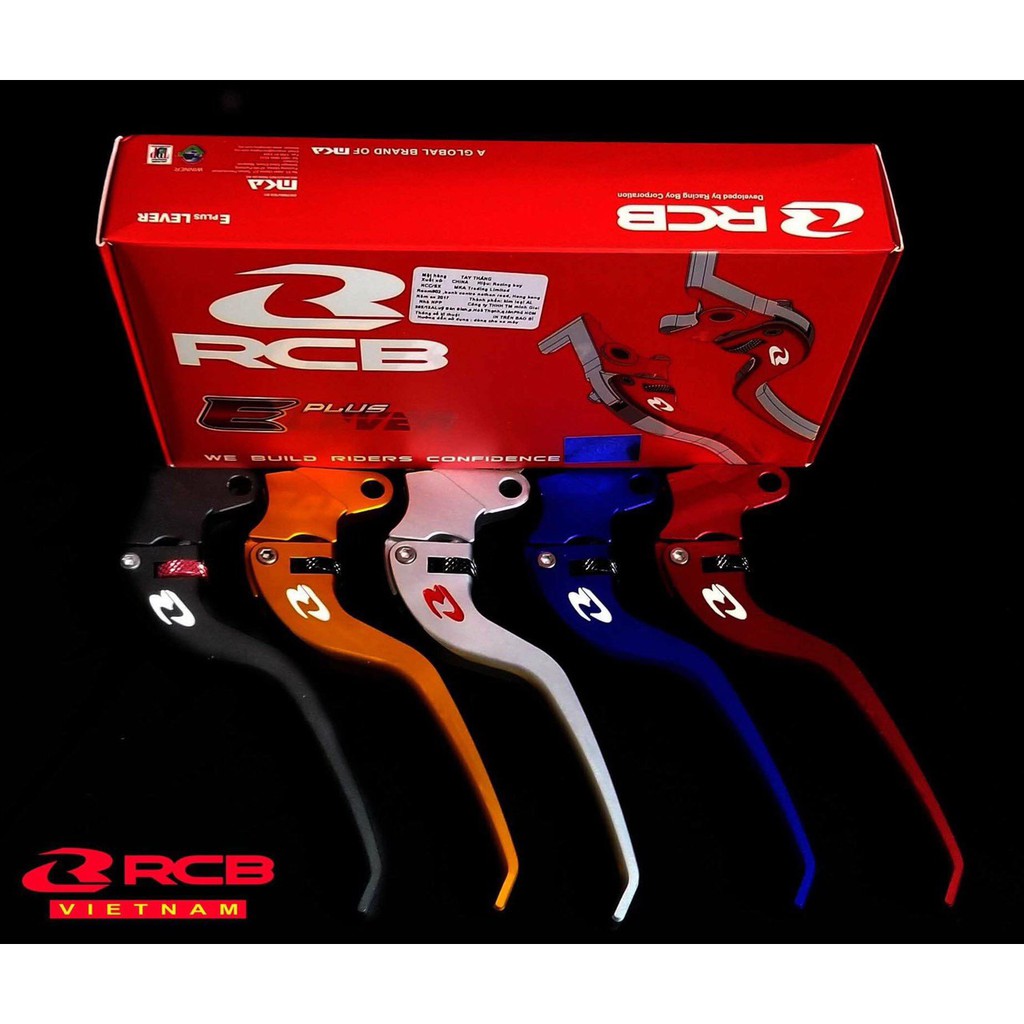 Cặp tay thắng RCB E+ (PLUS) gắn cho Shvn -  sh150 -  AB -  Exciter - Winner CHÍNH HÃNG RACING BOY _Dochoixemaynhapkhau