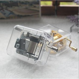 Hộp nhạc lên dây cót phong cách cổ điển DIY chạy