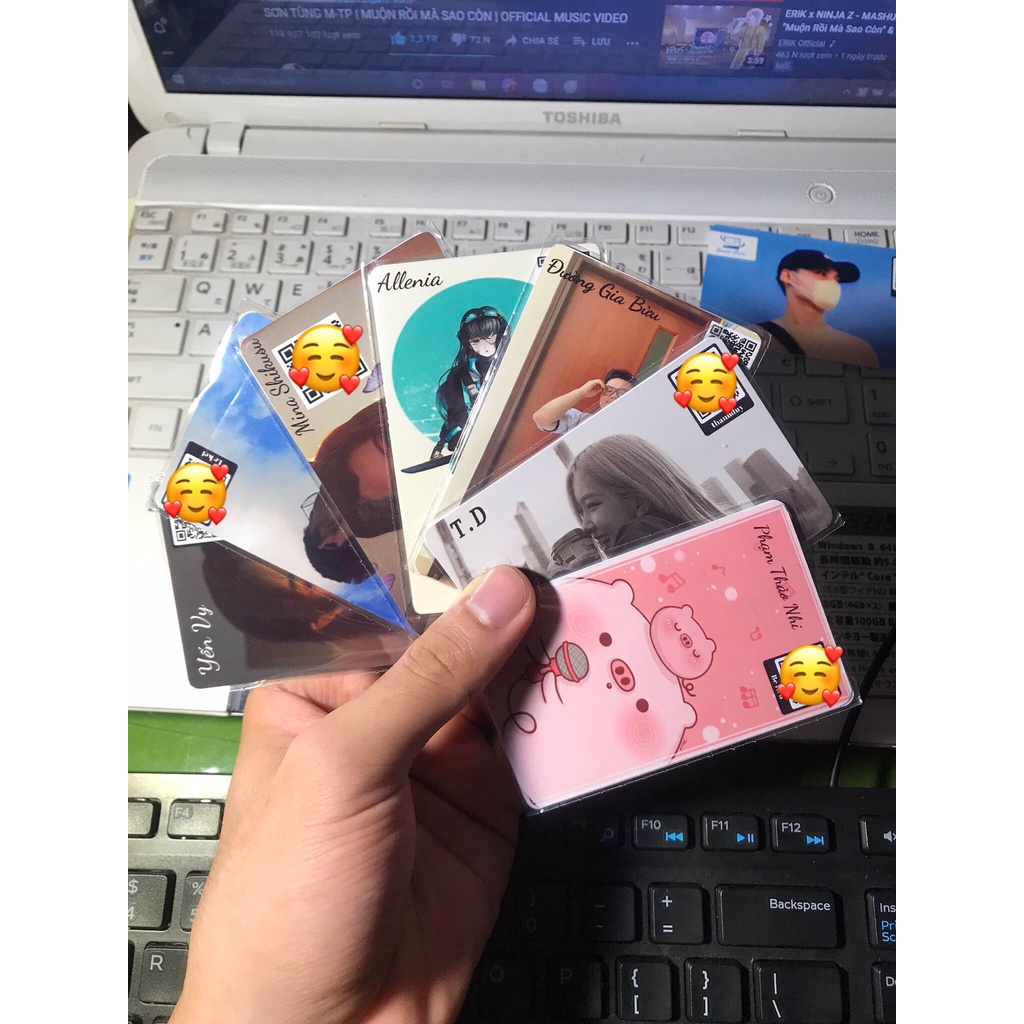 Thẻ Cá Nhân Thông Minh Siêu Nhạy 1 chạm SmartCard, thiết kế theo yêu cầu, nhắn tin riêng để đặt in ảnh