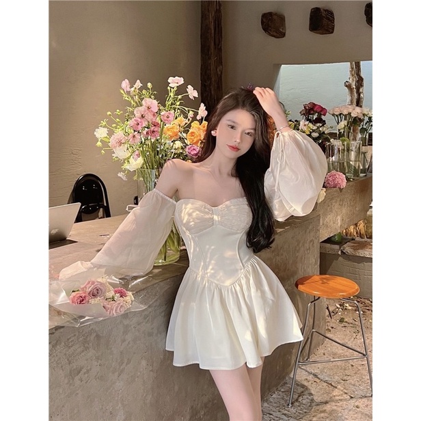 Đầm tiểu thư dáng xoè ulzzang