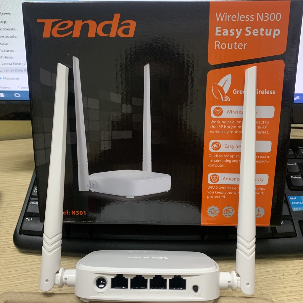 Bộ phát wifi Tenda N301 Tốc độ cao Bảo hành 3 năm