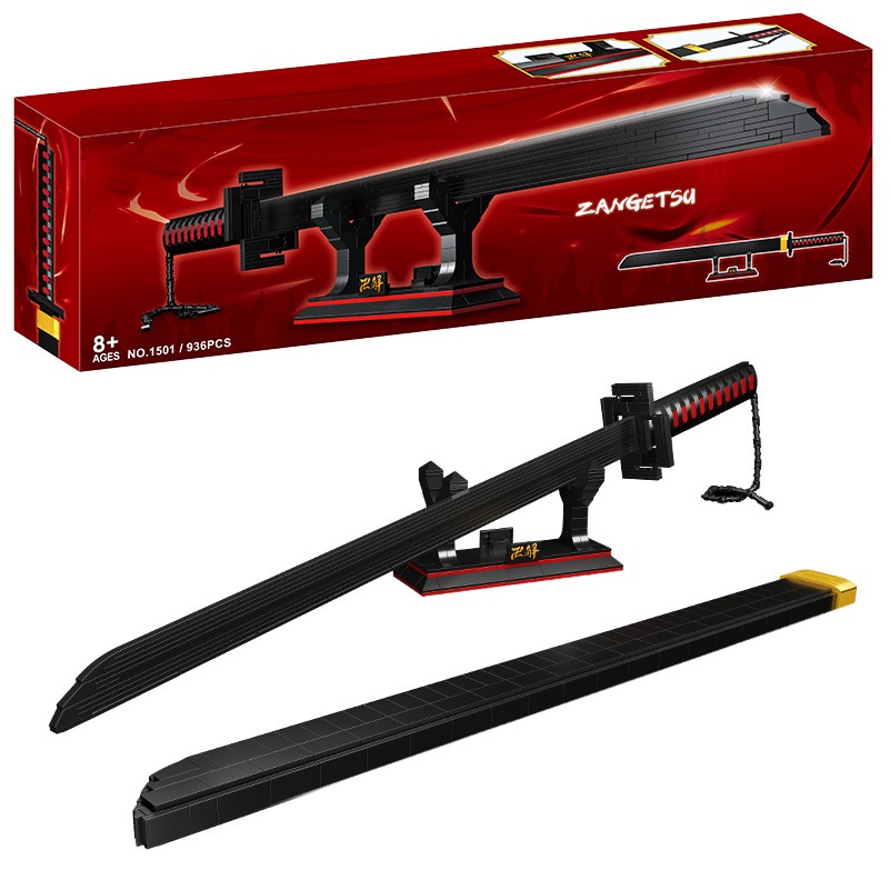 Đồ Chơi Lắp Ráp Kiểu LEGO Thanh Kiếm Zangetsu Của Kurosaki Ichigo Bleach DK1501 Với 932 Mảnh Ghép