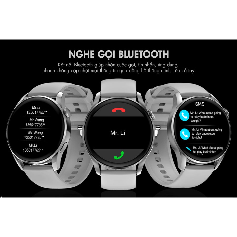 ĐỒNG HỒ THÔNG MINH DT3 sở hữu hàng loạt tính năng thông minh với vẻ ngoài sang trọng, tinh tế - gomhang.vn