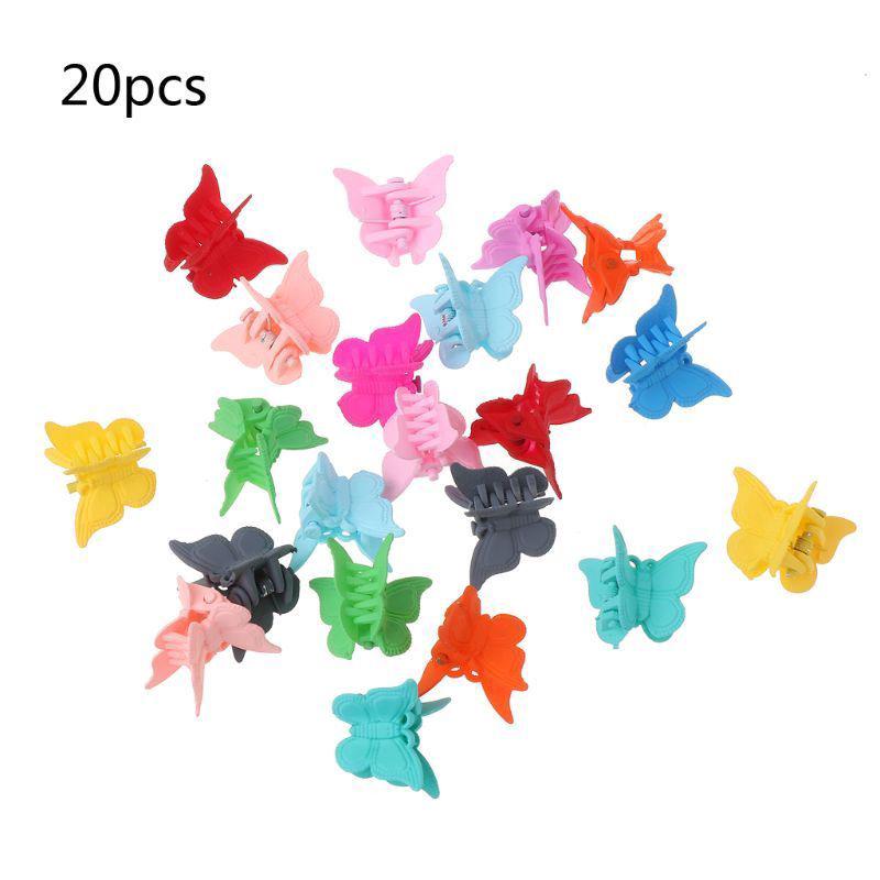 20 kẹp tóc hình bướm mini nhiều màu