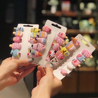 Set 3 Kẹp Tóc Dễ Thương Phong Cách Hàn Quốc Cho Bé