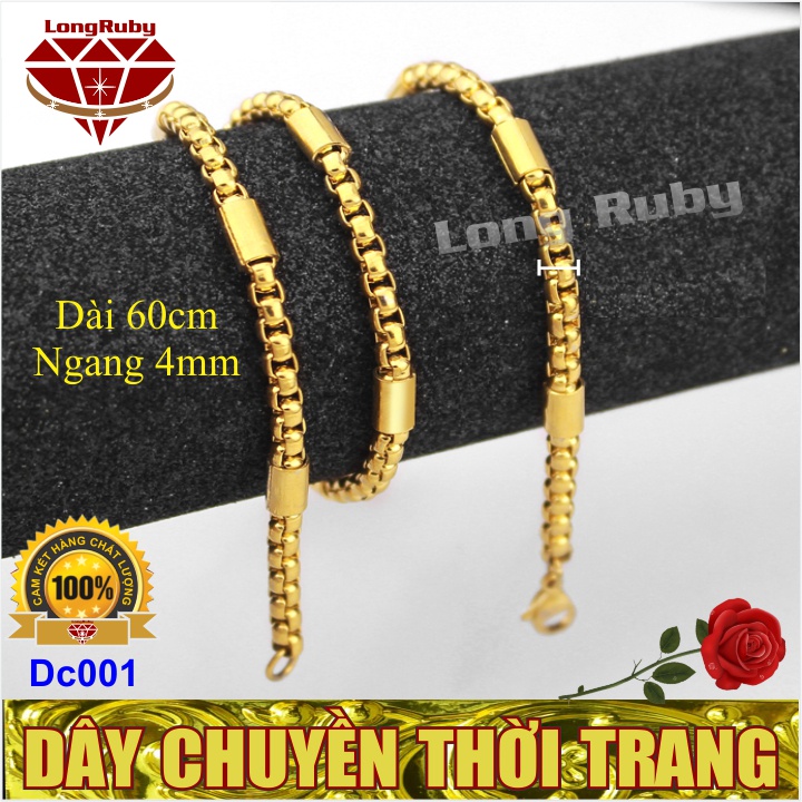 Dây Chuyền Nam Thời Trang | Dây Chuyền Bông Dừa Cách Điệu - Dc001