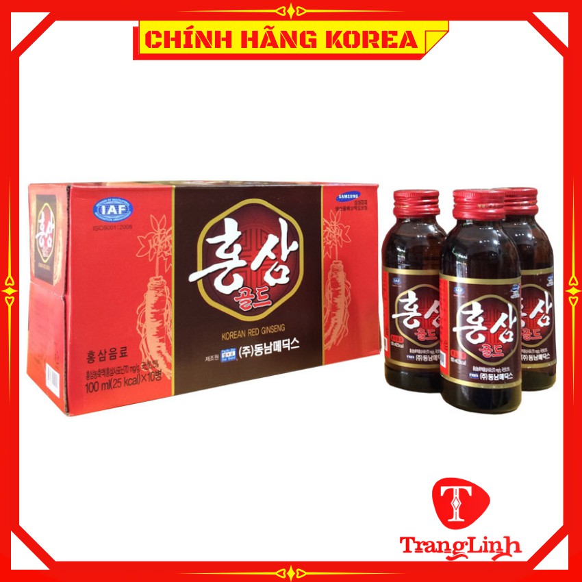 Nước hồng sâm hàn quốc chính hãng - Nước sâm 100ml - tranglinhkorea