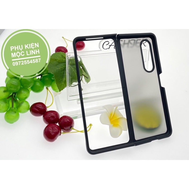 Ốp lưng 2 mặt màu nhám chống vân Samsung Galaxy Z fold3