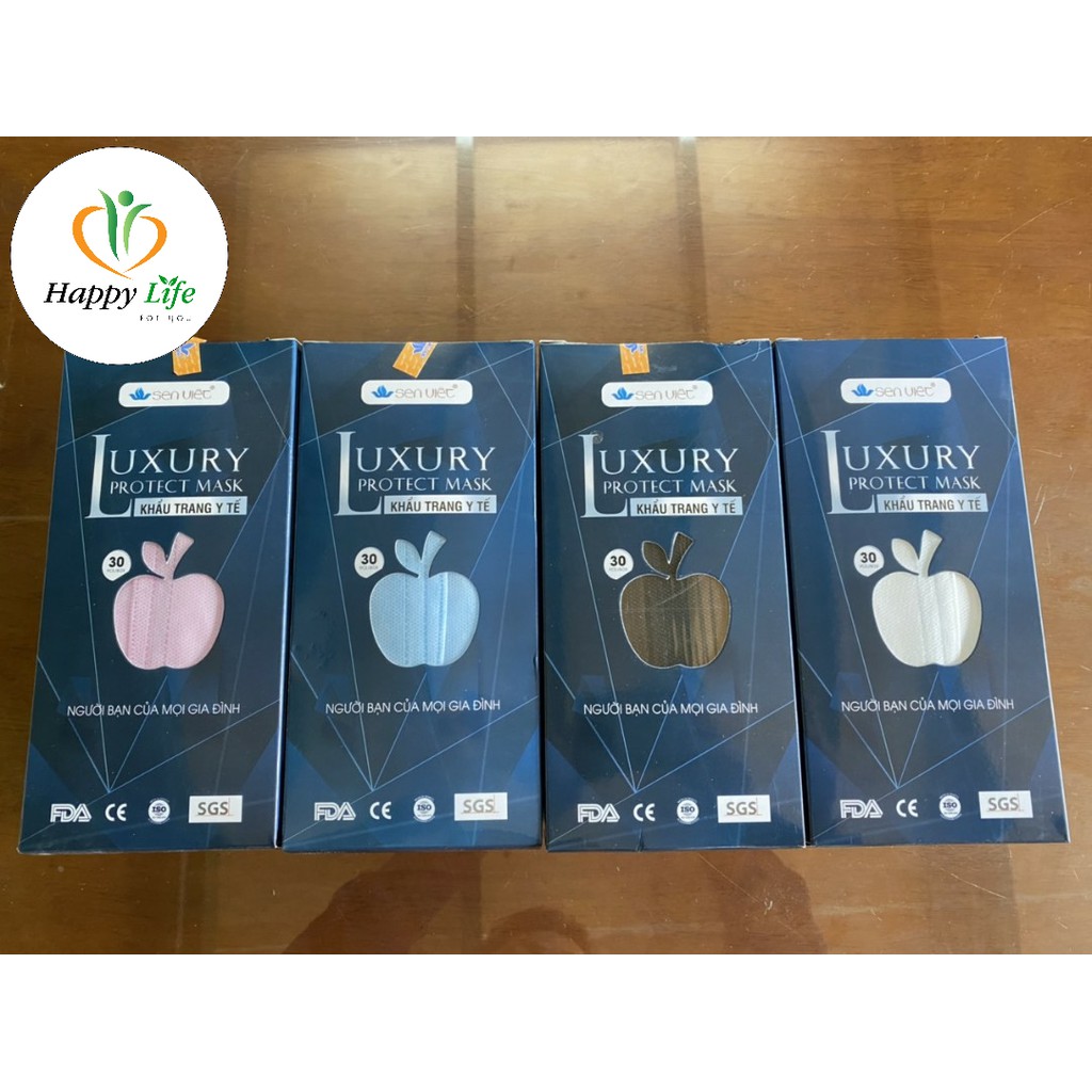 Khẩu trang y tế 4D SEN VIỆT LUXURY PROTECT MASK KF94 công nghệ Hàn Quốc (30 cái / hộp) - Happy Life for You | BigBuy360 - bigbuy360.vn
