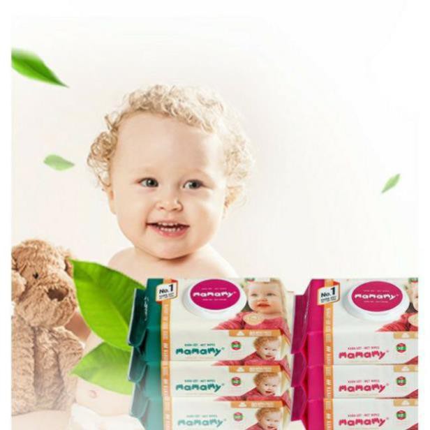 Combo 10 khăn ướt Mamamy  có mùi, Không mùi - FLASH SALE 99K