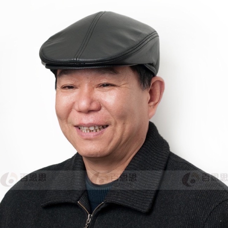 Mũ bấm da , mũ bấm bê rê sang xịn mịn