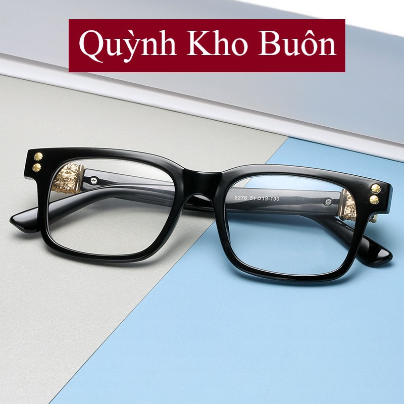 Kinh mát Chrome hearts cao cấp, mắt kinh vuông màu sắc thời trang nam nữ