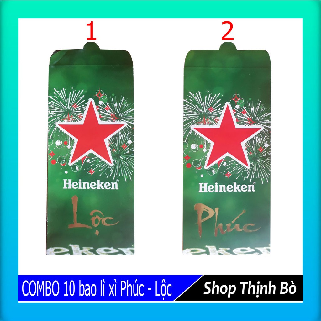 COMBO 10 Bao Lì Xì Phúc - Lộc