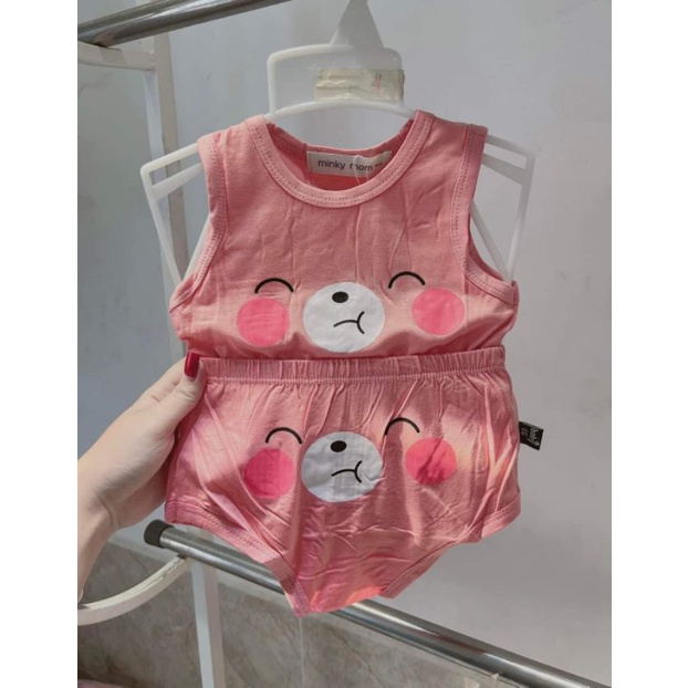 Bộ ba lỗ thun lạnh cho bé