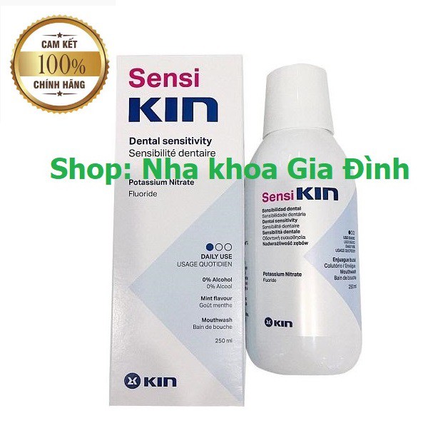 NƯỚC SÚC MIỆNG SENSIKIN GIẢM Ê BUỐT RĂNG - SENSI KIN 250 ML