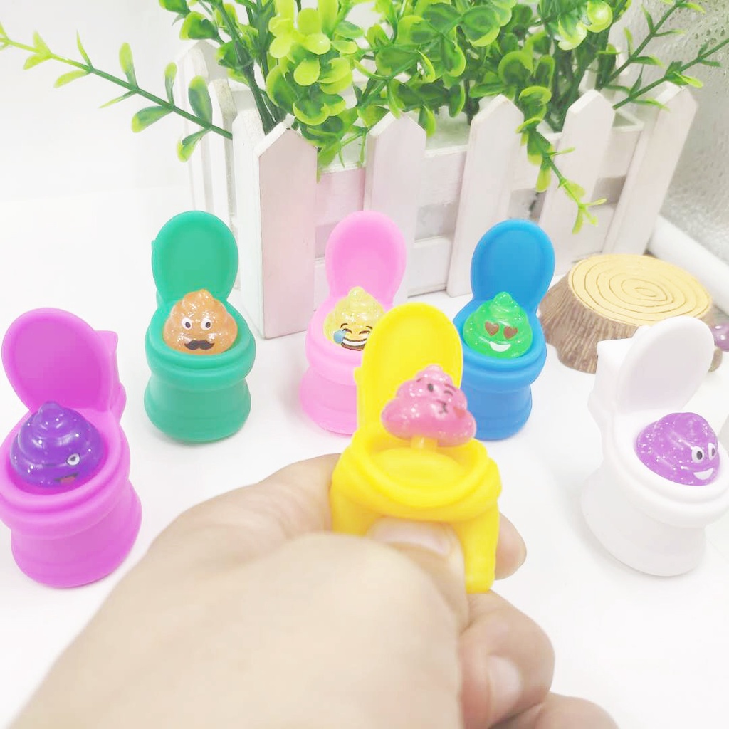 Đồ chơi bóp giảm căng thẳng hình bồn cầu