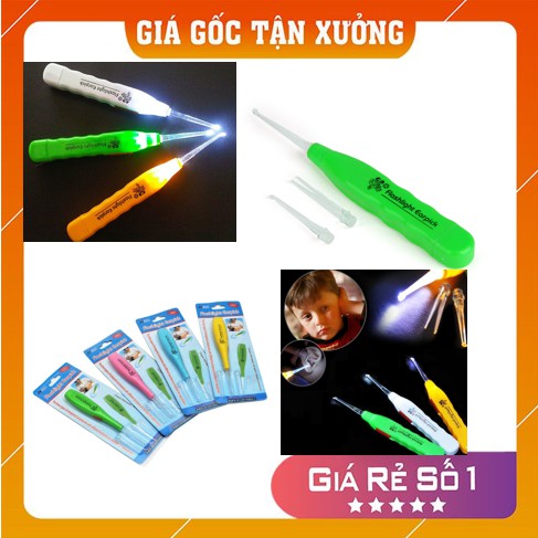 Cây lấy ráy tai có đèn cho bé, an toàn tiện lợi