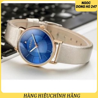 Đồng hồ nữ julius hàn quốc dây da ja-921d ju1195
